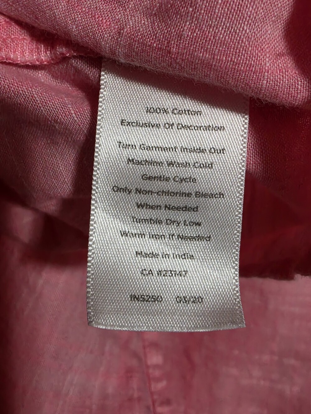 TALBOTS Embroidered Peasant Blouse Womens Plus Petite Size 2XP Pink Boho Coast - Picture 8 of 8